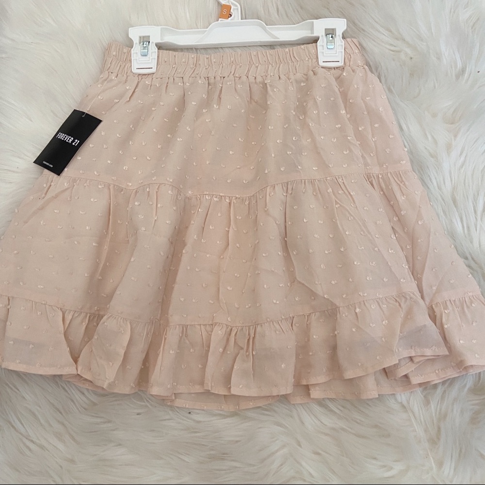 Beige mini skirt - Picture 2 of 4
